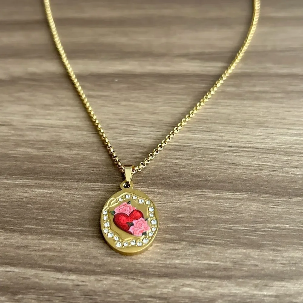 Heart Necklace Q463